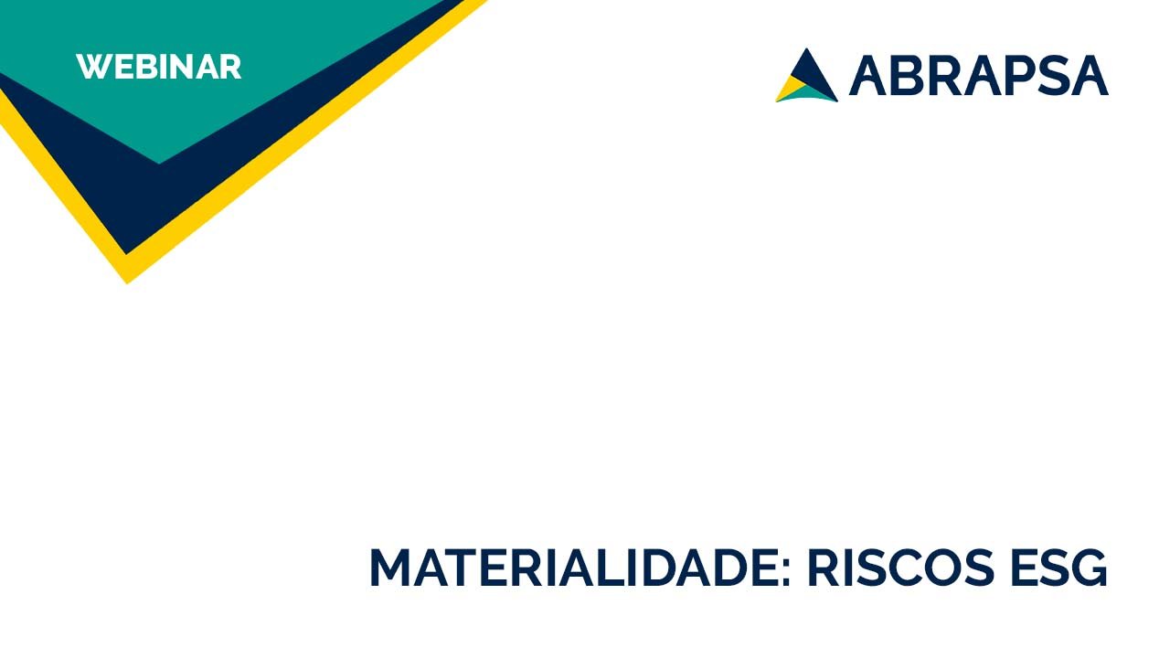 Materialidade: Riscos ESG